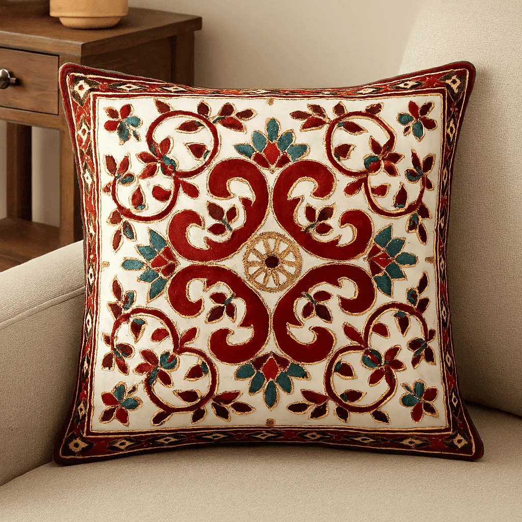 Embroidered Decorative Cushion Case 2