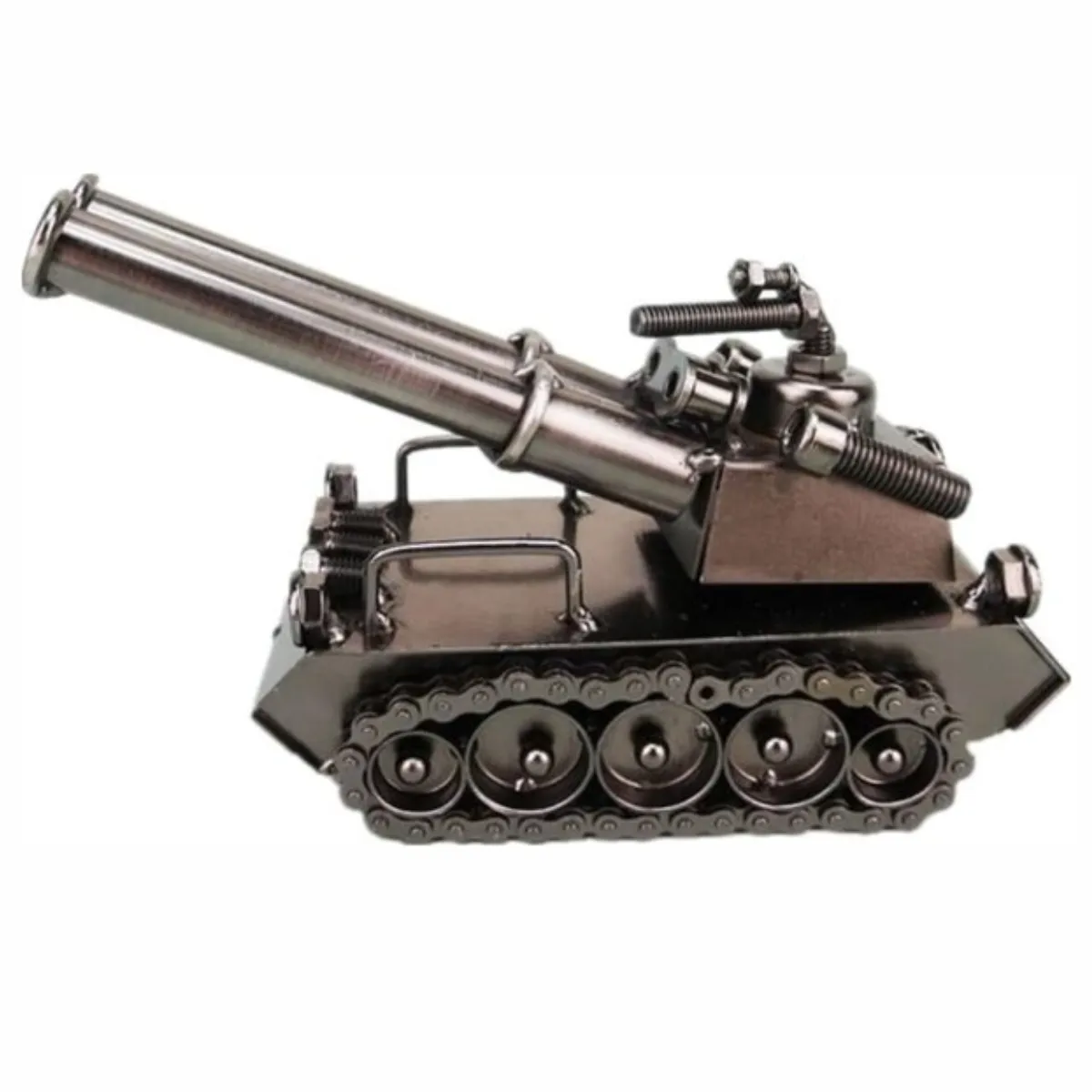 Metal Tank Statue for Home Decoration