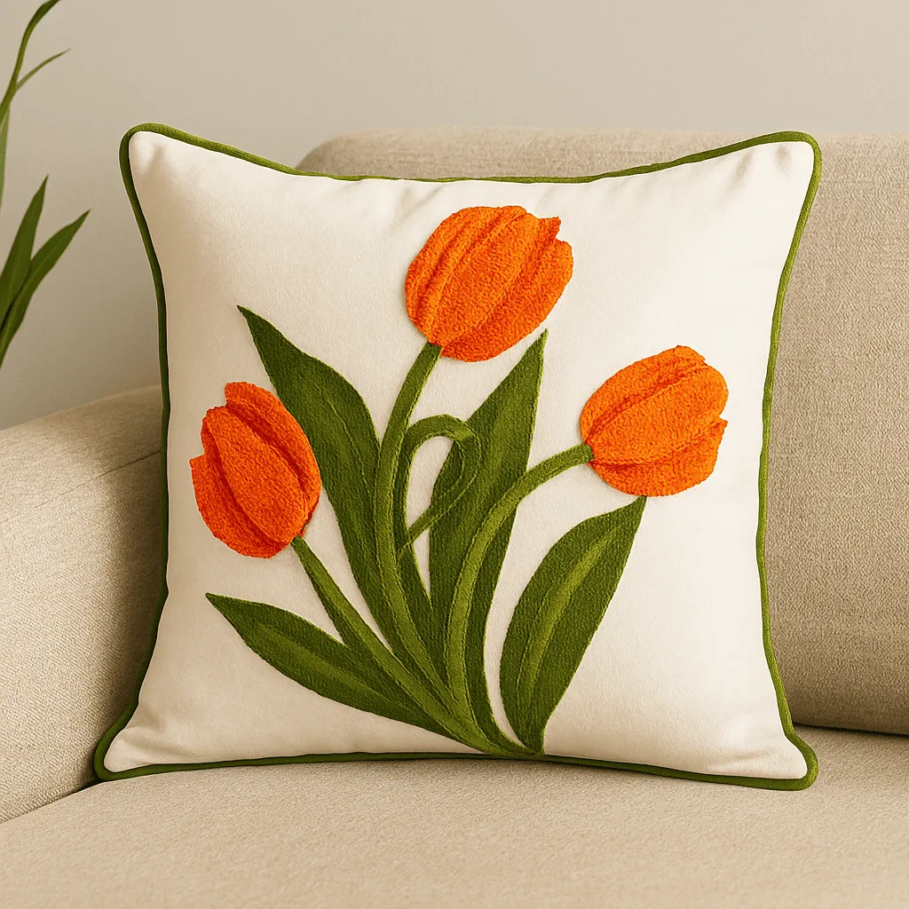 Terry Throw Pillow Case 2